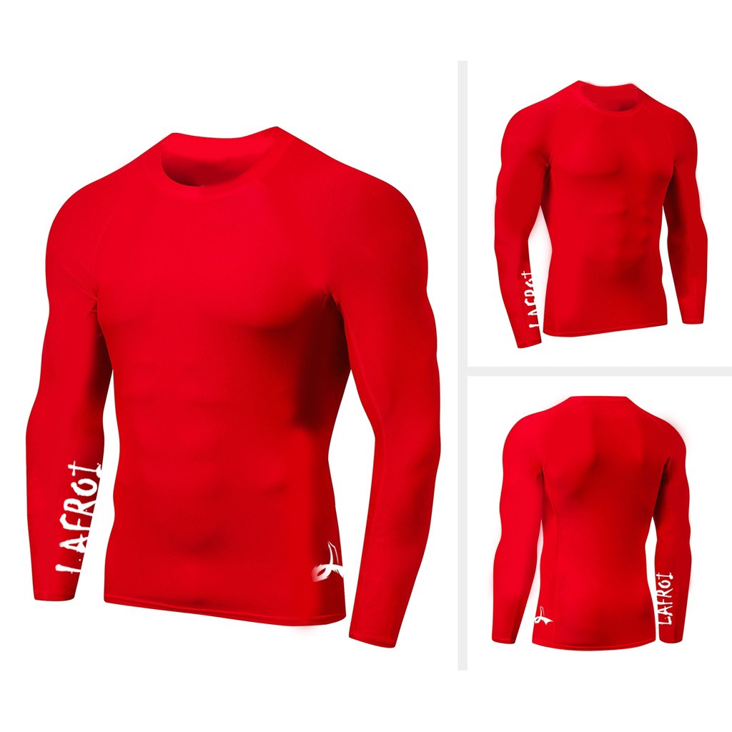 Lafroi Áo Bơi Nén Tay Dài Chống Nắng UV Khi Tập Gym Thể Thao Cho Nam-CLYYB3