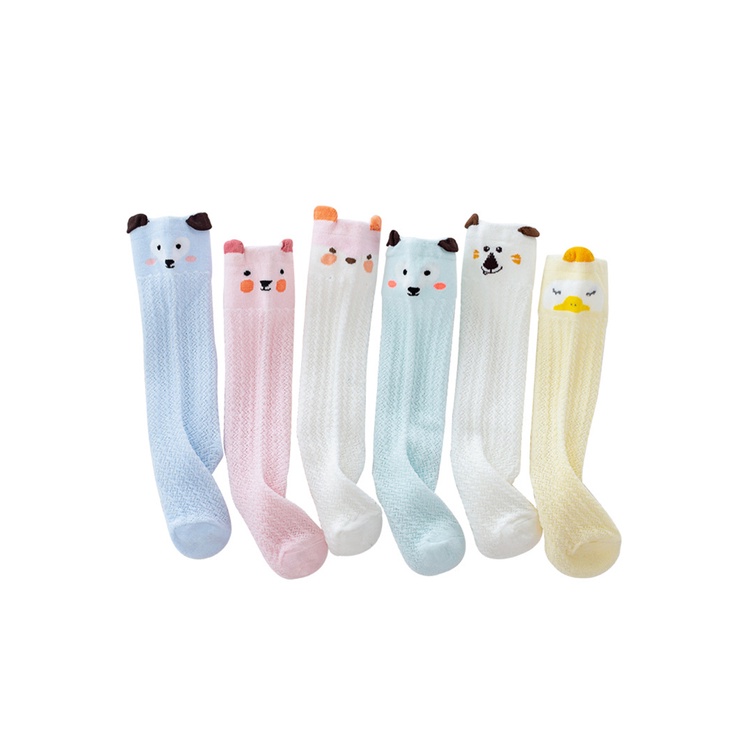 1 Đôi Vớ cotton Dài Qua Gối Chống Muỗi Mùa Hè Cho Bé