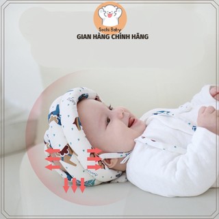 Nón bảo vệ cho bé tập đi tập bò, mũ bảo vệ cho bé tập đi có đệm chống va đập sochi baby - sp183