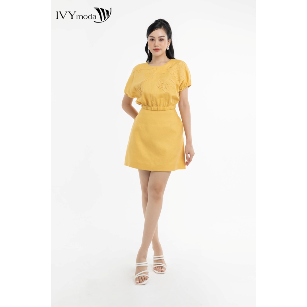 Chân váy thô 2 lớp IVY moda MS 31M7631