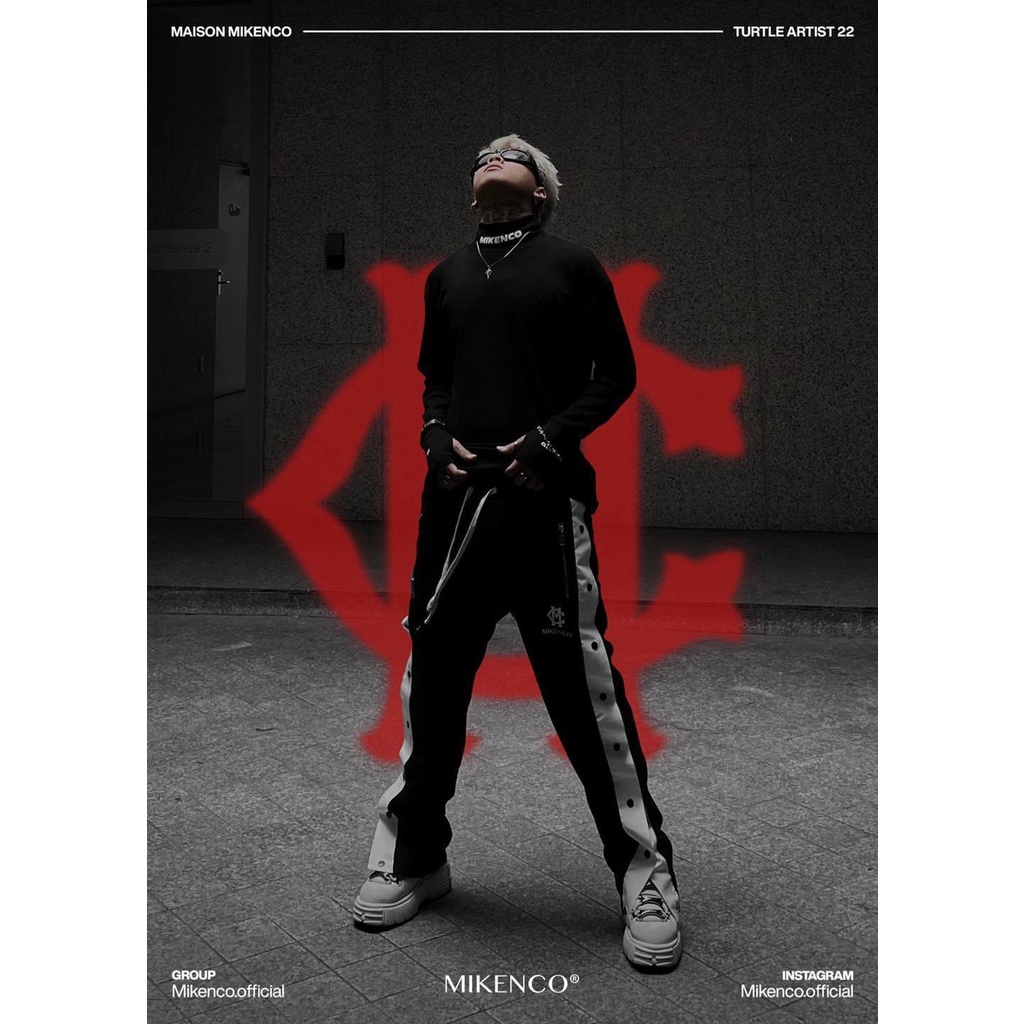 Áo thun cao cổ nam MIKENCO Turtle artis 22