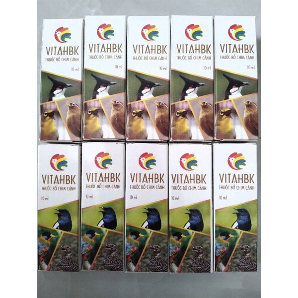 Vitamin Hiển Bảo Khánh cho các loại chim cảnh 10ml