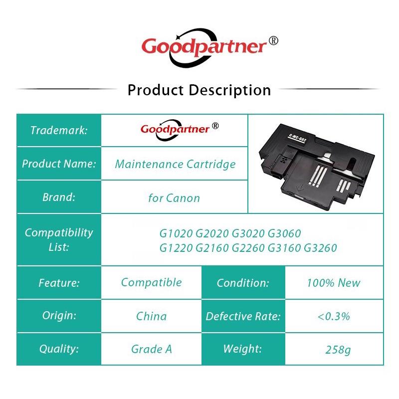 Hộp Mực MC-G02 Cho Máy Ảnh CANON G1020 G2020 G3020 G3060 G1220 G2160 G2260 G3160 G3260 G540 G550