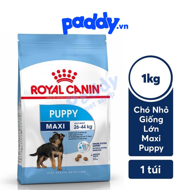 [Mã PET50K1 giảm 50K đơn 250K] [1kg] Thức Ăn Hạt Cho Chó Royal Canin M