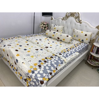 Bộ Ga Thun Hàn Quốc Mẫu Tim
