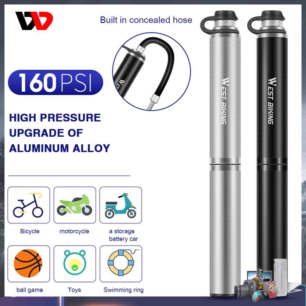 Ống Bơm Xe Đạp Mini 160PSI MTB Chất Lượng Cao