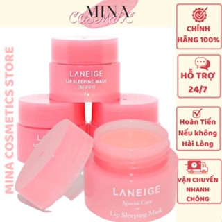 Son dưỡng môi [Hồng hào 100%-Hàng Auth] ủ môi lanneige Hàn Quốc size mini 3g ,20g