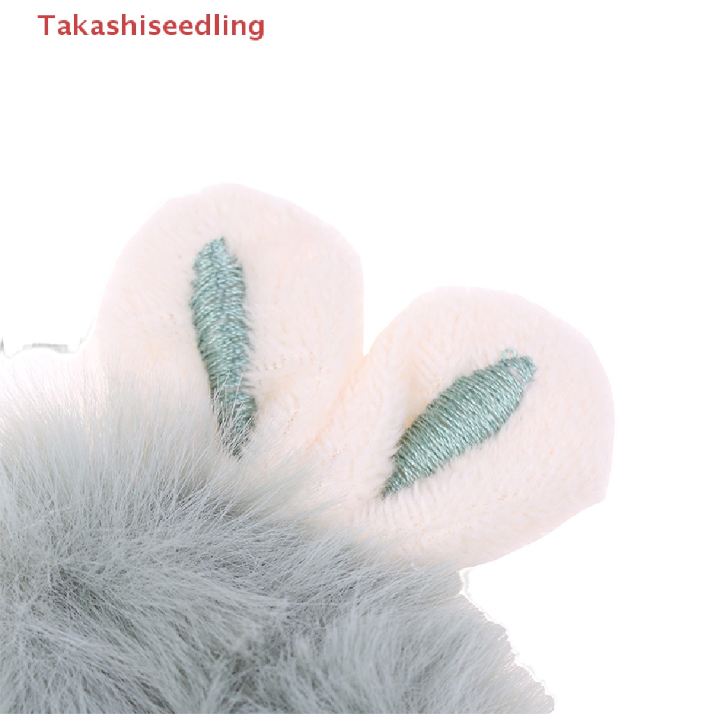 Dây Cột Tóc Tai Thỏ Phủ Lông Màu Sắc Ngọt Ngào Xinh Xắn Cho Nữ