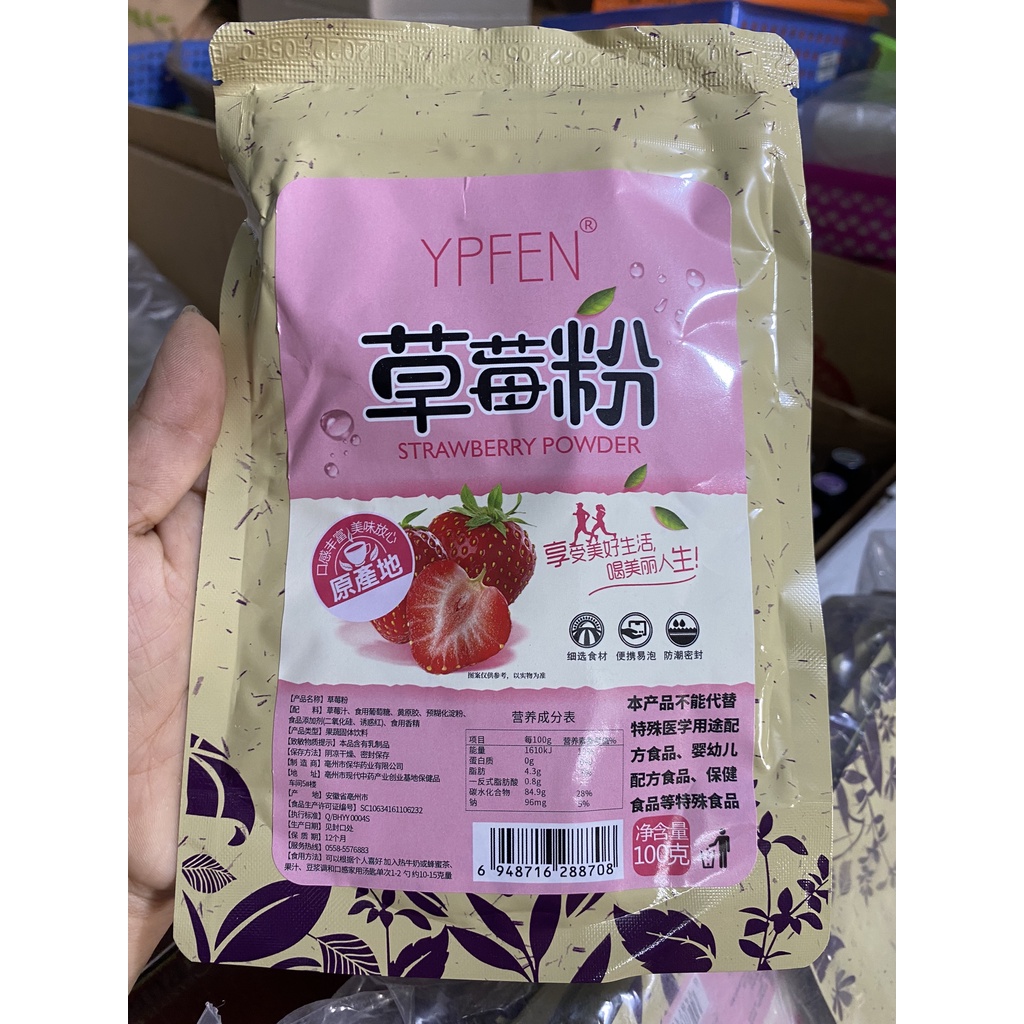 Bột vị Dâu Tây gói 100g