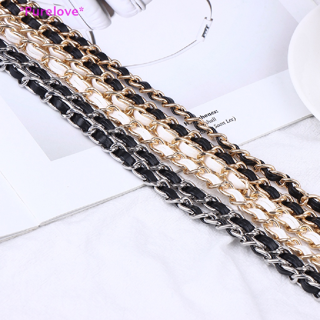 Phụ Kiện Dây Xích Màu Vàng / Bạc / Đen Chuyên Dụng Cho Túi Xách Mới