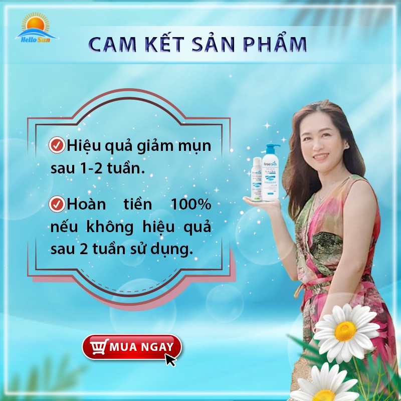 Combo Viêm Nang Lông, Mụn Lưng Freeskin, Xịt và Sữa Tắm Giảm Viêm Nang Lông, Mụn Lưng, Mờ Thâm- shop Hello Sun | BigBuy360 - bigbuy360.vn