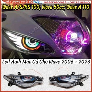 ✅ xi nhan audi mắt cú có sẵn led gắn honda wave a/s/rs 100cc; wave a 110cc; wave 50cc ✅
