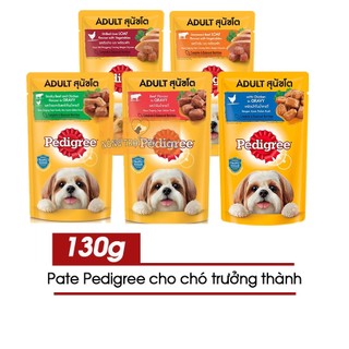 Gói Pate/ Sốt cho Chó Lớn Pedigree 130g - Vị Bò & Rau Củ - [Nông Trại Thú Cưng]