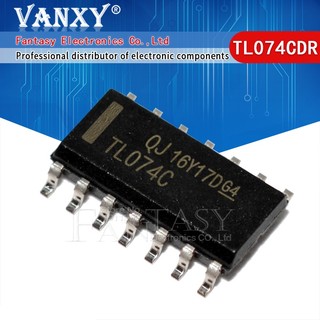 10 cái tl074cdt sop14 tl074 sop tl074c smd 074c tl074cdr sop-14 ic mới và nguyên bản
