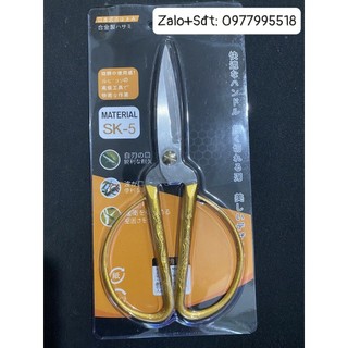 Kéo cắt thức ăn rồng cán mạ vàng đẹp