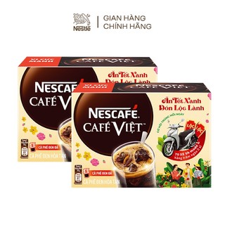 Combo 2 hộp cà phê hòa tan Nescafé café Việt đen đá