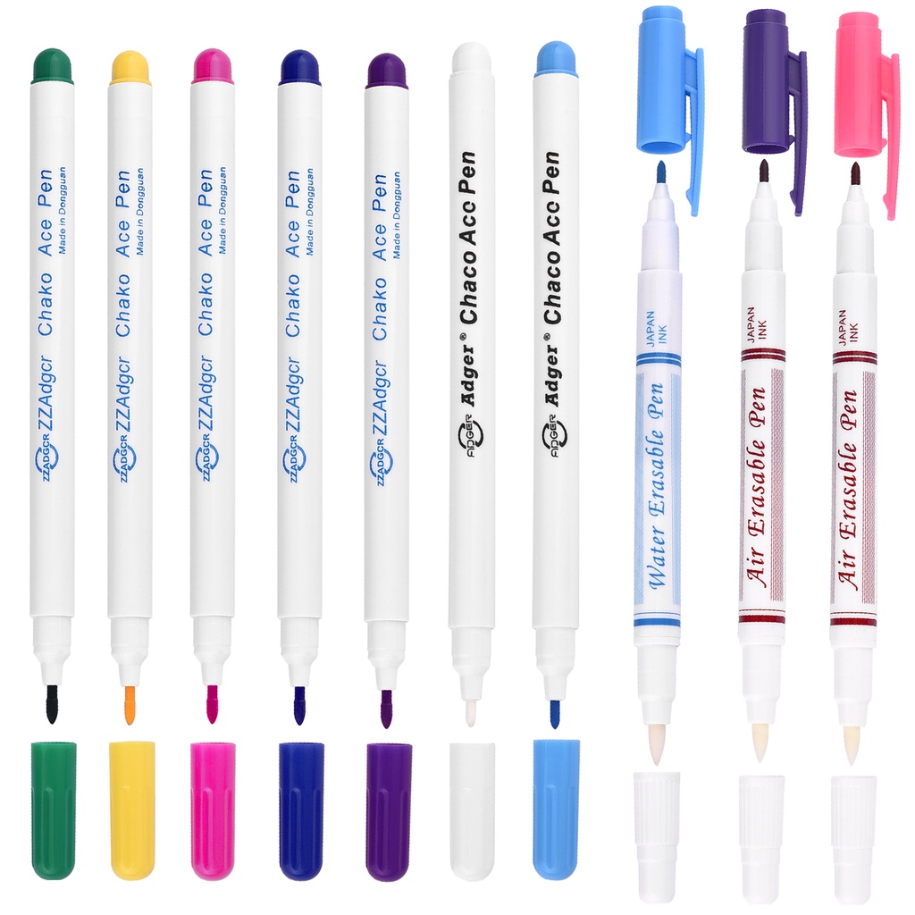 Nước hòa tan bút mực biến mất vải đánh dấu bút DIY chéo thêu nước đánh bóng Quilting công cụ may 1 cái