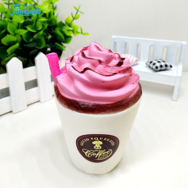 Đồ chơi squishy Giảm Stress Hình Tách Cà Phê Và Kem Dễ Thương Cho Bé