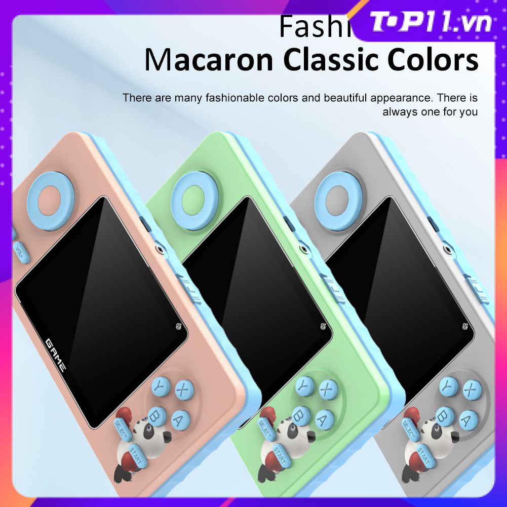 S5 Mini Cầm Tay Retro Video Máy Chơi Game Di Động, Màn Hình Màu Lcd Dành Cho Trẻ Em, với 520 Trò Chơi Kèm Quà Tặng Cho Trẻ Em