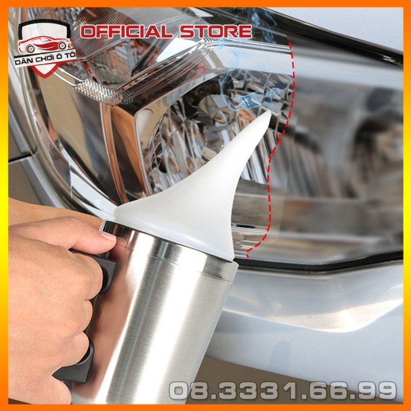 Bộ Sản Phẩm Đánh Bóng Đèn Pha Ô Tô 200ml, phục hồi - vệ sinh đèn pha, tẩy ố làm sạch đèn pha ô tô xe máy