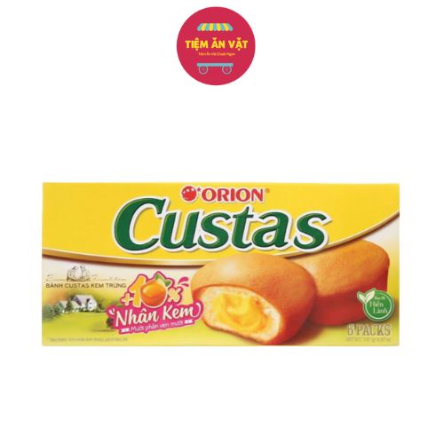 Bánh kem trứng Custas hộp 141g (6 cái)