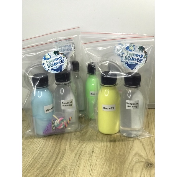 BỘ KIT LÀM SLIME MINI - đồ chơi slime, đồ chơi chất dẻo, đồ chơi sáng tạo