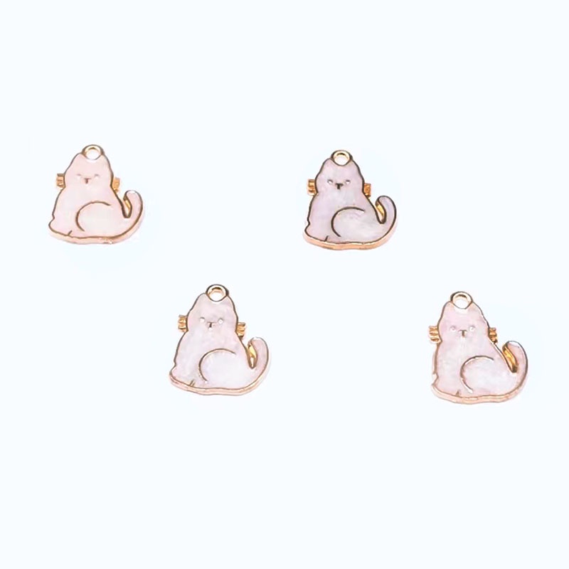 Set 4 Mặt Vòng cổ Hình Mèo Hoạt Hình Dễ Thương