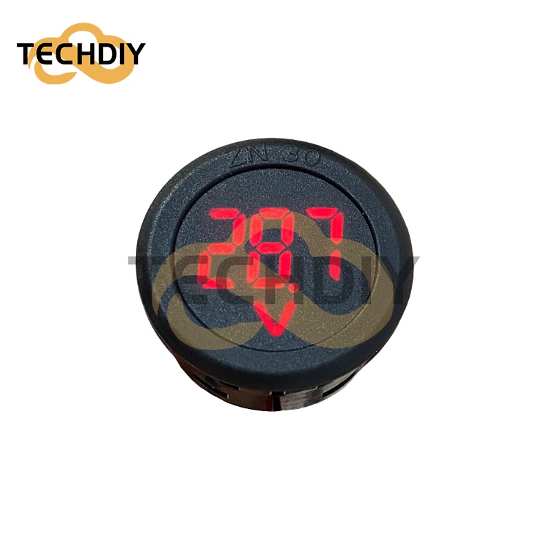 Vôn Kế DC 4-100V Màn Hình LED Kỹ Thuật Số Chuyên Dụng Cho Xe Hơi