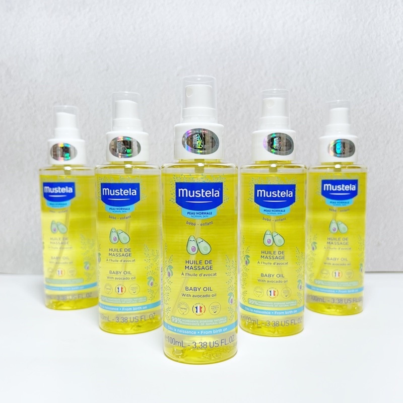 Dầu Massage Cho Trẻ Sơ Sinh &amp; Em Bé Mustela 100ml