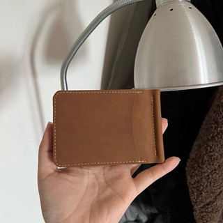 (ORDER) Ví da mini unisex Handmade Clip Wallet Onetothree