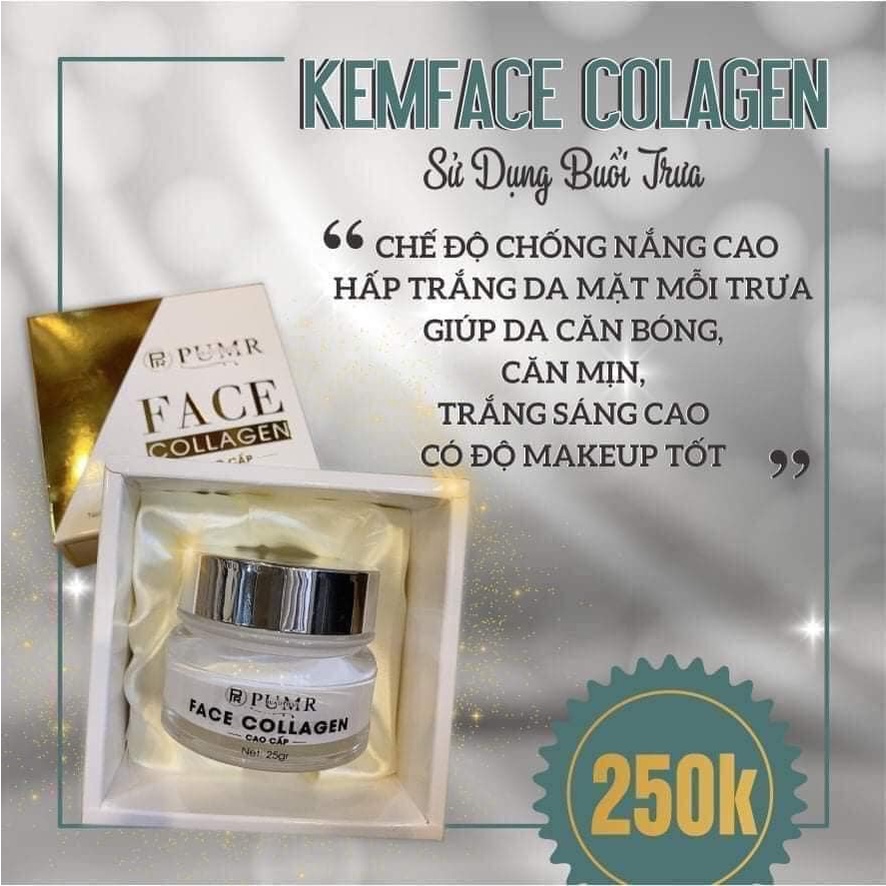 KEM FACE COLAGEN PUMR DUỠNG TRẮNG