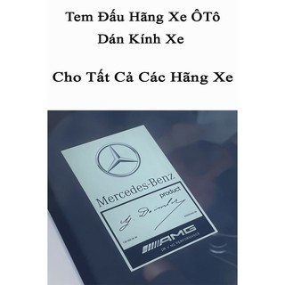 Miếng dán trang trí xe ô tô - tem đấu các hãng xe ô tô