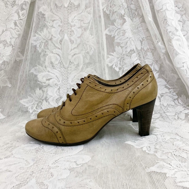 Giày da cao gót 2hand