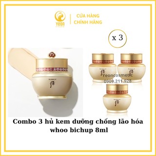Combo 3 hủ kem dưỡng chống lão hóa whoo bichup 8ml