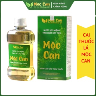 Nước súc miệng cai thuốc lá thuốc lào vĩnh viễn Mộc Can 500ml cai thuốc