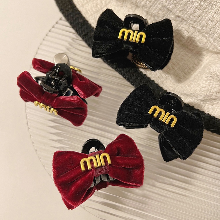 Kẹp Tóc Hình Nơ Nhỏ Xinh Xắn Thời Trang Thu Đông Phong Cách Hàn Quốc Cho Nữ