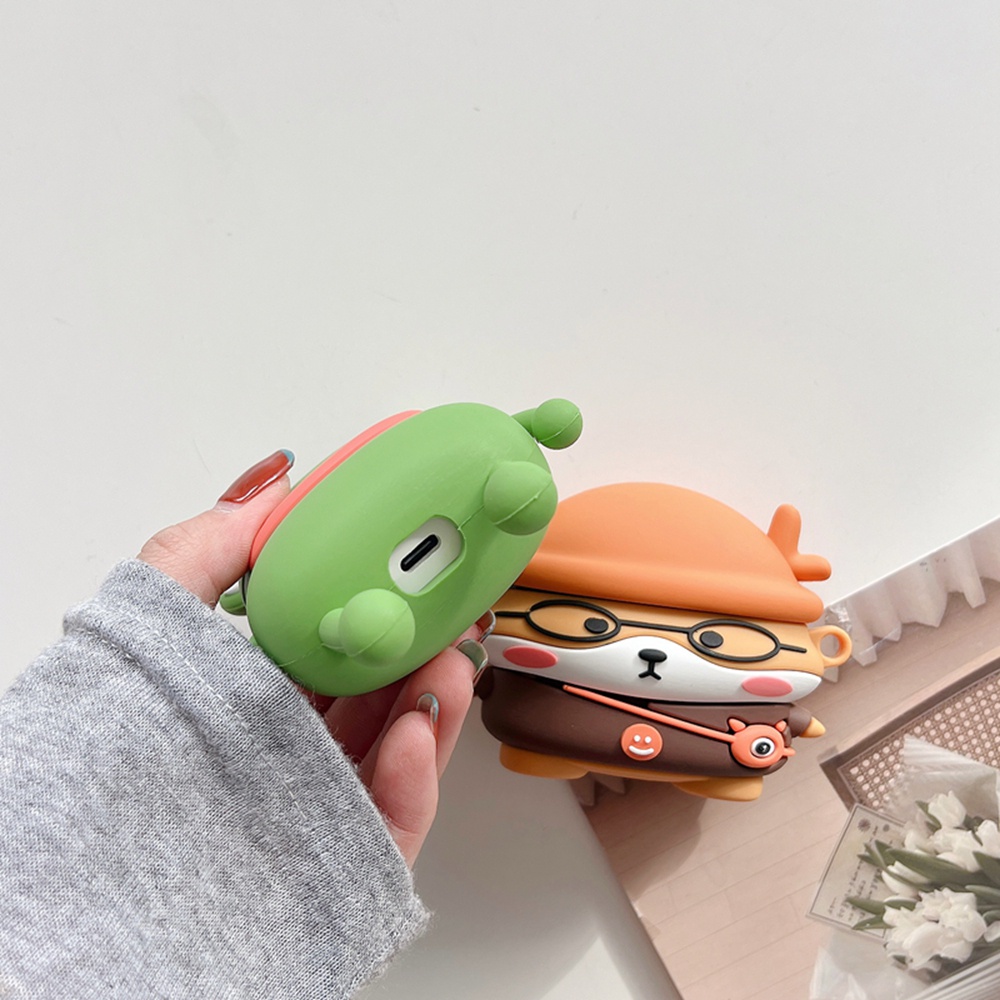 Ốp Điện Thoại Silicon Hình Vịt / Cún / Phi Hành Gia 3D Dễ Thương Cho Baseus Encok WM01 M2 E3 W04 Pro Bowie WM02 W04 + Pro