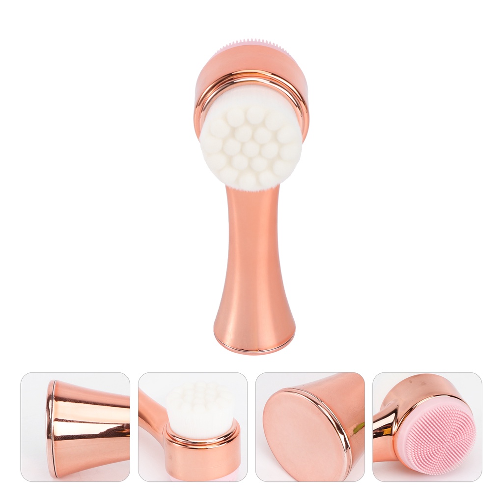 Set 1 Bàn Chải Rửa Mặt Mát Xa Tẩy Tế Bào Chết Tiện Dụng