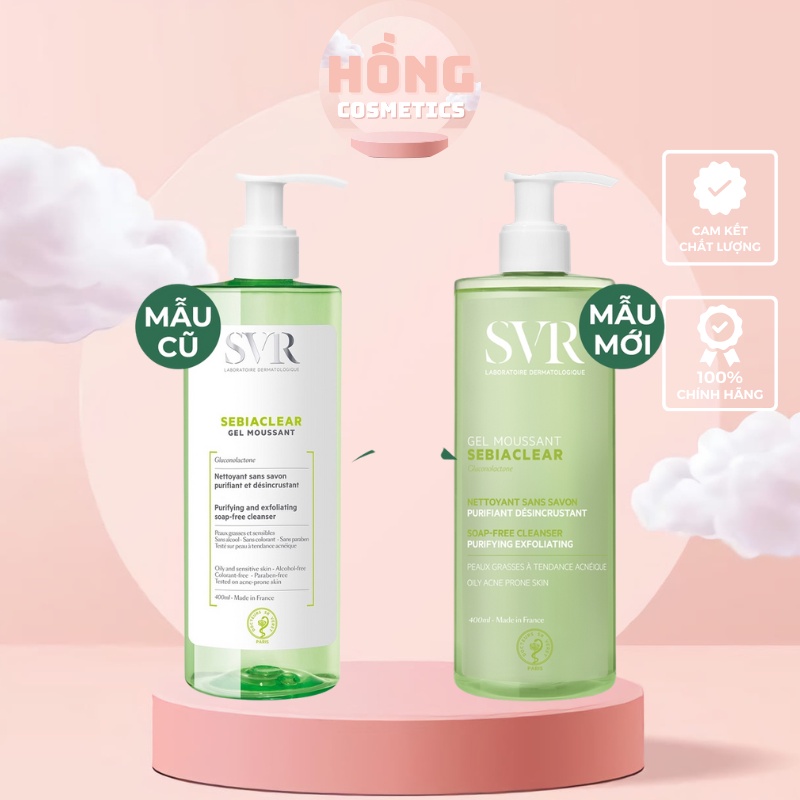 Sữa rửa mặt SVR Sebiaclear Gel Moussant