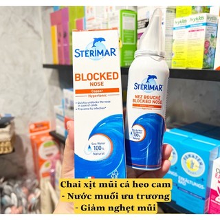 Xịt mũi cá heo Sterimar Pháp ( mẫu mới)