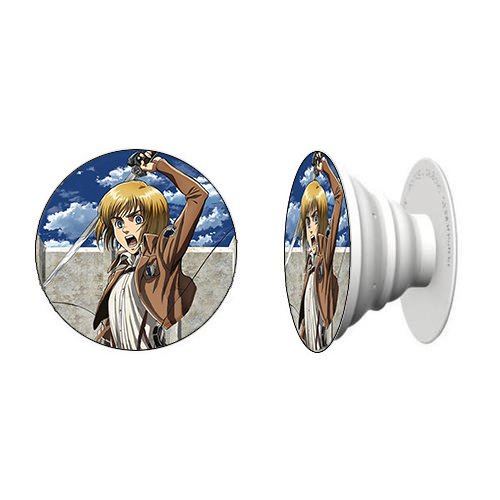 Giá đỡ điện thoại IN HÌNH IN HÌNH ATTACK ON TITAN Đại chiến Titan manhwa chibi tiện lợi xinh xắn