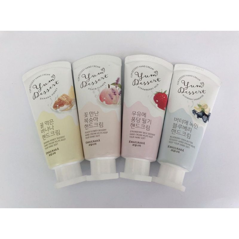 Dưỡng da tay mềm mịn sữa chua KWAILNARA Yum Dessert Hand Cream
