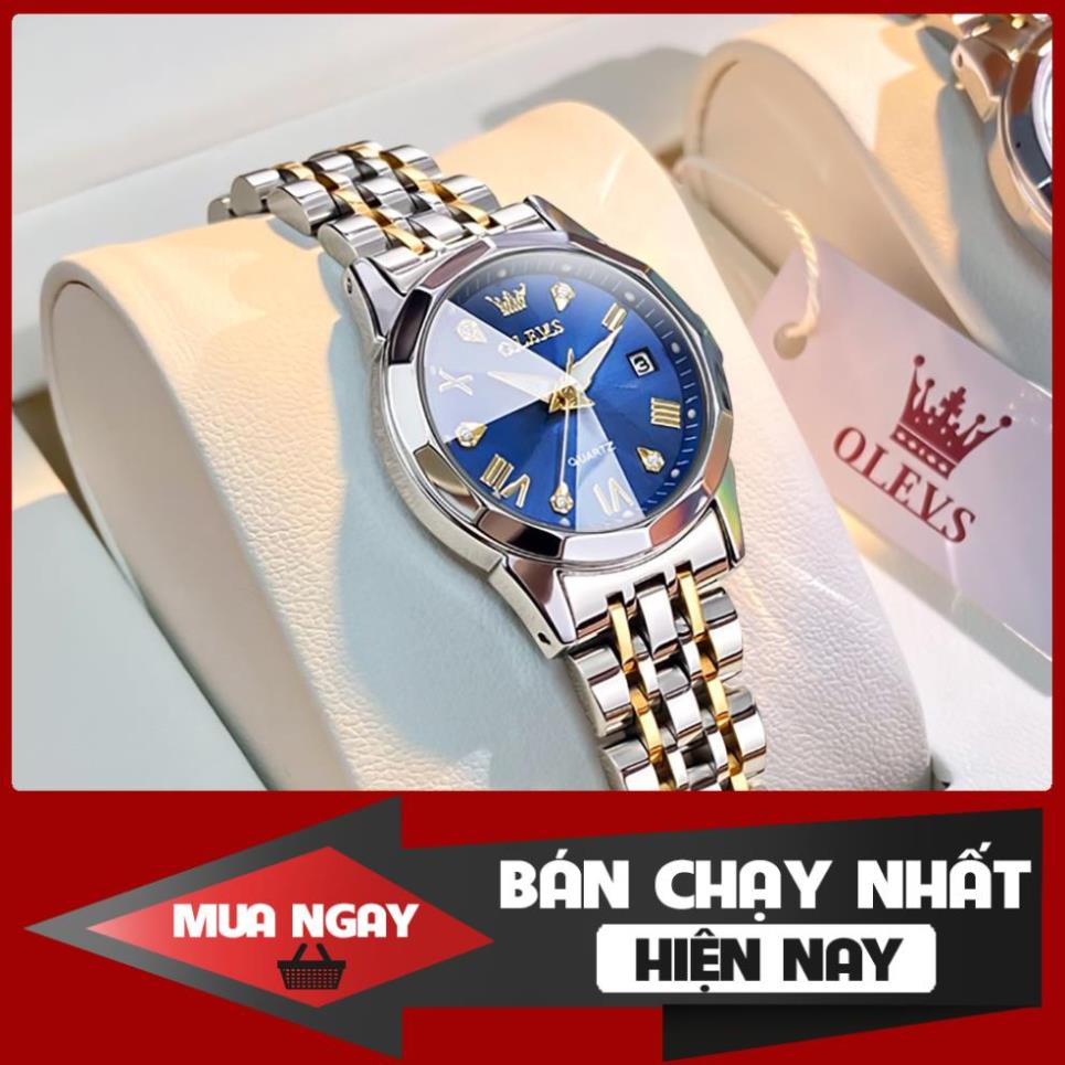 [TOP SALE] OLEVS 9931 Đồng hồ nữ chính hãng Dây đeo bằng thép không gỉ Lịch có chức năng phát sáng Chống thấm nước | BigBuy360 - bigbuy360.vn