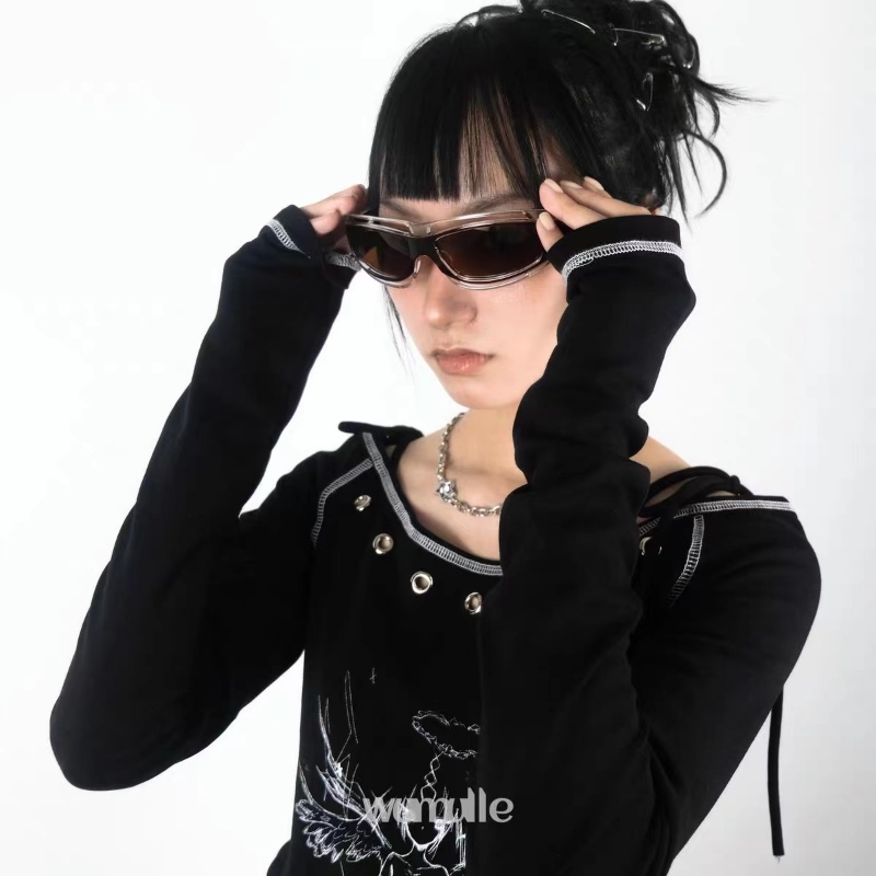 (KIQI-FASHION) COD Kính Mát Y2k Chống Tia UV Chất Lượng Cao Phong Cách Cổ Điển Thời Trang Cho Nam Và Nữ