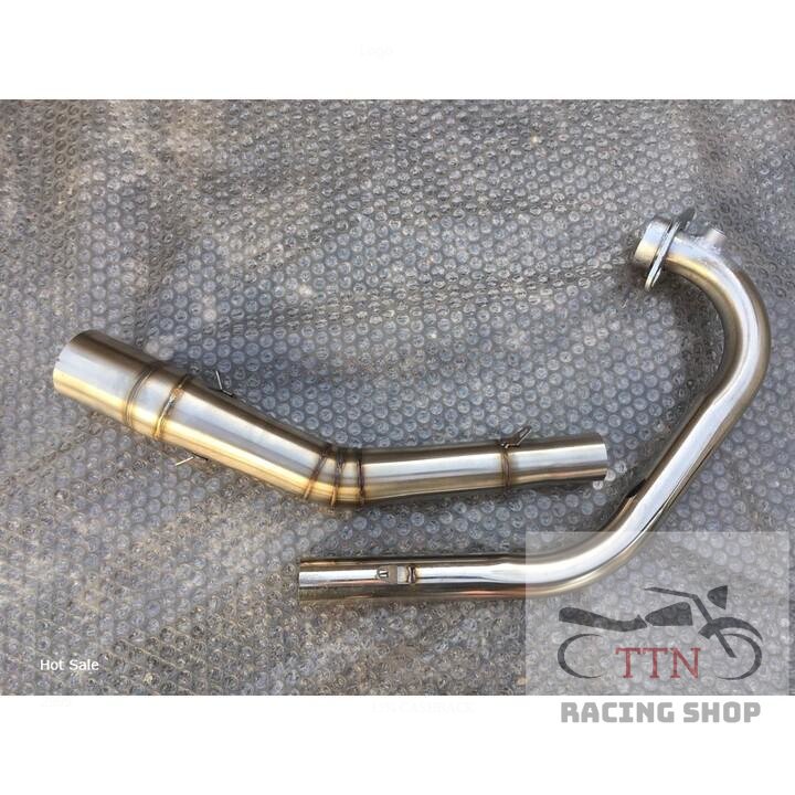 Cổ Pô 2 khúc from Stb và Wrx dành cho Satria Fi Raider Fi , winner sonic Chuẩn inox 304 , mối hàn rất đẹp