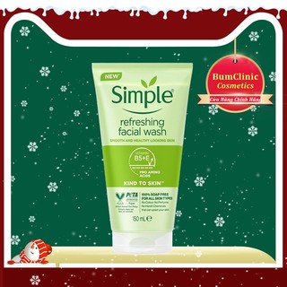 Sữa Rửa Mặt Dạng Gel Simple Kind To Skin Refreshing Facial Wash 150ml