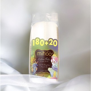 Bông tẩy trang Mihoo 200 miếng