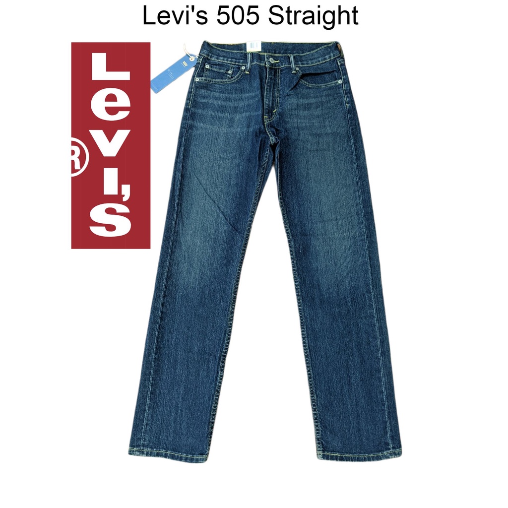 Quần jeans Nam Levi's 505 Straight Hàng Hiệu