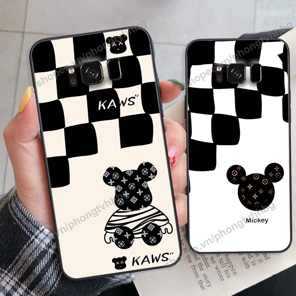 Ốp lưng Samsung S8 / S8 Plus / S8+ BEARBRICK, KAWS ngầu cute siêu bền