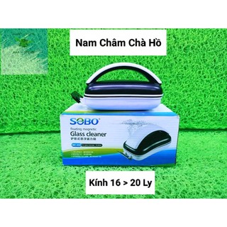Nam châm chà hồ, hít vệ sinh hồ cá sobo mc-200 - dụng cụ vệ sinh hồ cá.